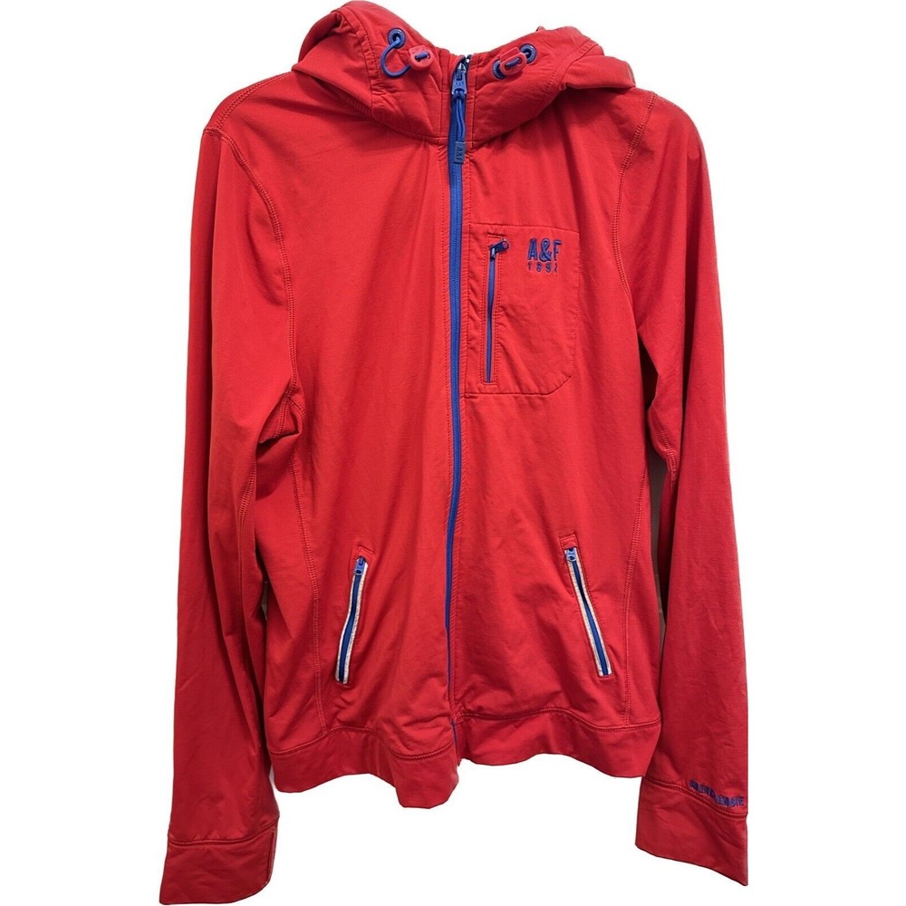 Abercrombie And Fitch Muscle Hooded Full Zip Jacket Women's XL